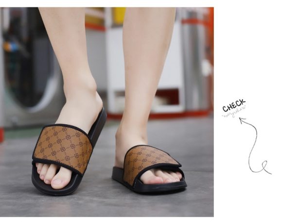 Cross-border Slippers Summer Outdoor Wear Niche High-grade Velcro Non-slip Beach Flip-flops Men - Image 3