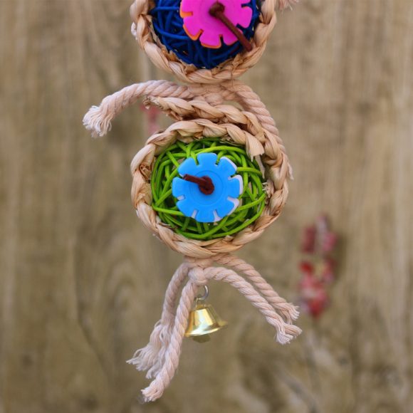 Parrot Supplies Pet Bird Toy Bite Toy Ran Vine Bal Twist String - Image 4