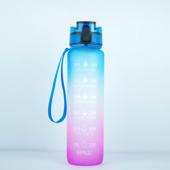 Transparent Flask Water Bottle 1000ml Bottled Kawaii Bottle Bpa Free Infuser Plastic Milk Sports Clear Water Bottle Kawaii Cup - Image 7