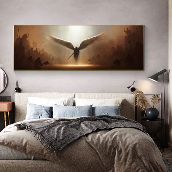 Angel Of Justice Wall Art Poster Canvas Painting - Image 2
