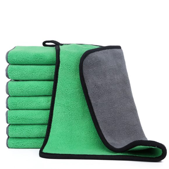 Two Color Double Sided Cleaning Car Wash Towel - Image 6