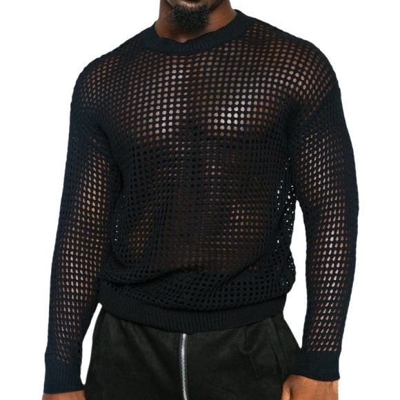 Versatile Thin Round Neck Pullover Thin Sweater - Image 4