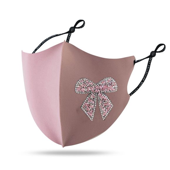 Diamond Mask Shiny Diamond Bow Creative Cloth Mask - Image 5