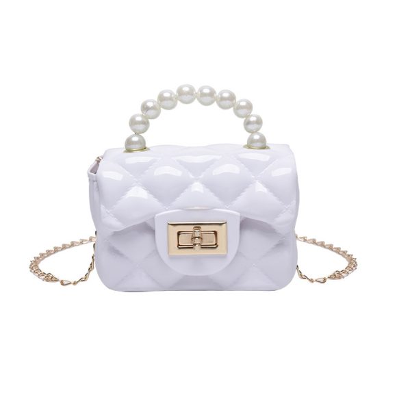 Pearl Hand One-shoulder Crossbody Chain Children's Bags - Image 6