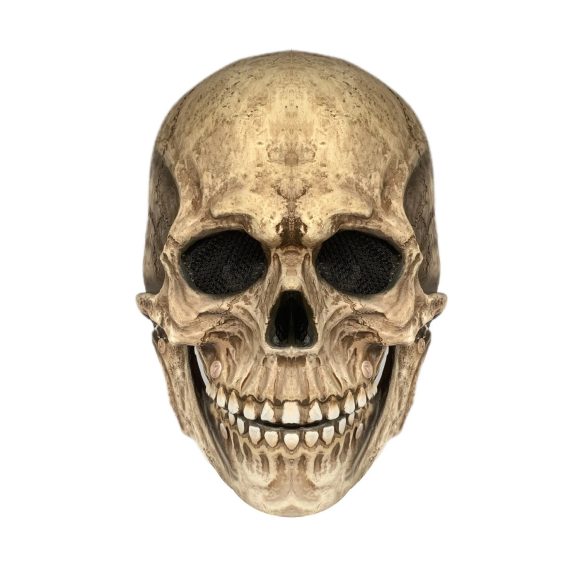Halloween Movable Mouth Skull Mask Helmet Mouth Movable Skull Full Head Skull Mask - Image 3