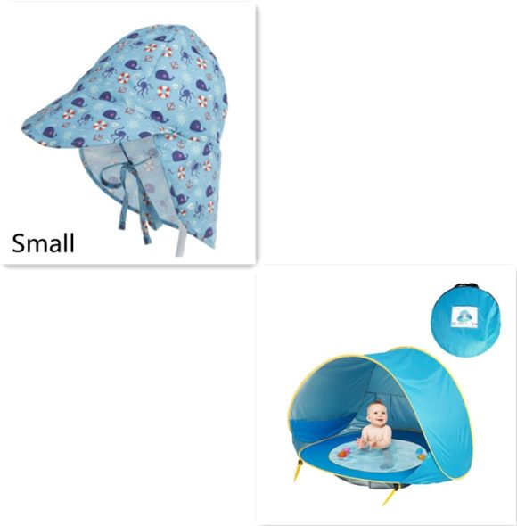 Baby Beach Tent Kids Outdoor Camping Easy Fold Up Waterproof  Up Sun Awning Tent UV-protecting - Image 3