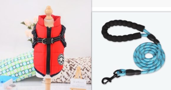Waterproof Dog Clothes Winter Dog Coat With Harness Warm Pet Clothing Big Dog Jacket Chihuahua Labrador Coat Costume - Image 7