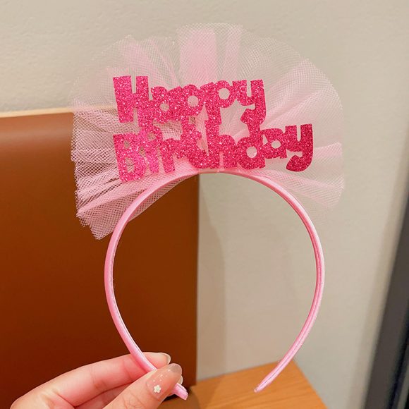 New Cute Children's Headband Princess Birthday Photo Decoration Accessories - Image 5