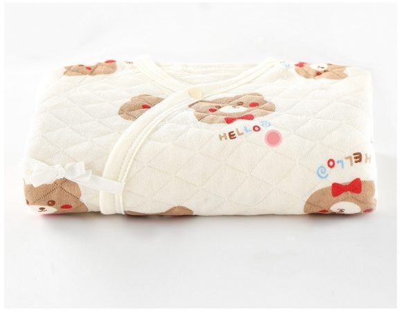 Padded Long Sleeve Baby Onesie - Image 2