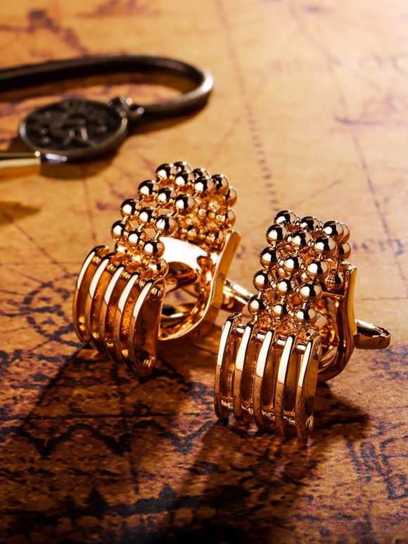 Large Chain High-end Shirt Cufflinks For Men - Image 2