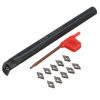 S12M-SDUCR07 CNC Cutter Bar 10 Purple Black DCMT0702 Blade Wrench