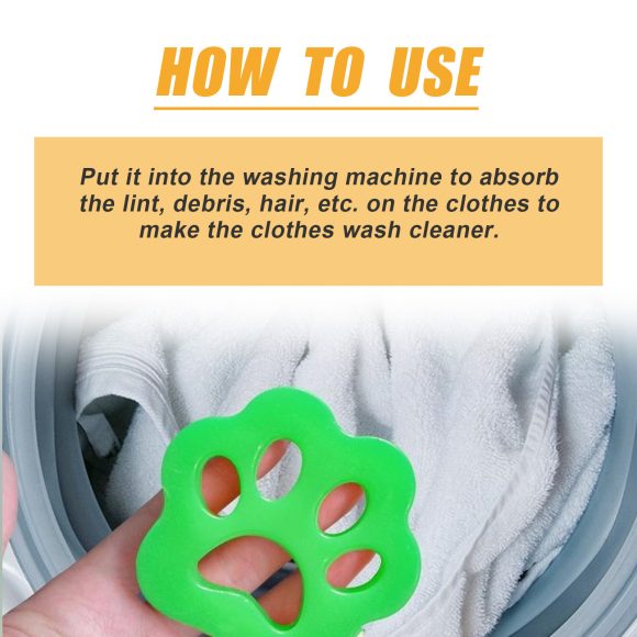 2 Pack Pet Hair Remover For Laundry Lint Catcher Laundry Hair Catcher For Washing Machine Reusable Dog Hair Remover For Laundry,Nontoxic Dog Hair Catcher For Bedding,Clothes. - Image 8