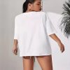 Women's Fashion Casual Home Commuter All-matching Round Neck Short Sleeve T-shirt - Image 3