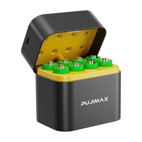 Eight-slot AA Smart Charging Bin Type-c Port 8 Tablets No 5 3400Mwh Lithium Battery Charger Suit - Image 2
