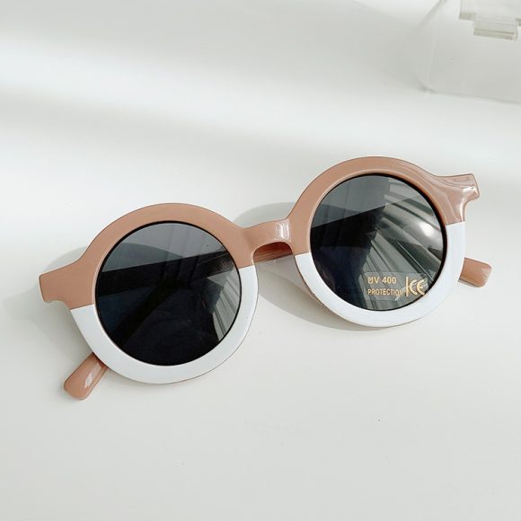 Children's Sunglasses Round Frame Sun Protection And Sunshade Fashion All-matching - Image 3