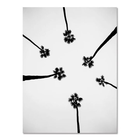 Nordic Modern Black And White Seaside Landscape Holiday Surfing Background Wall Poster Frameless Painting - Image 6
