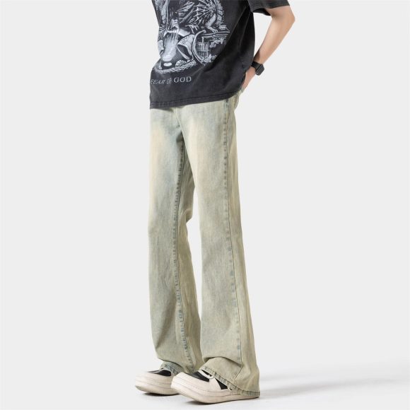 Black Casual Trousers Straight Micro-pull - Image 6