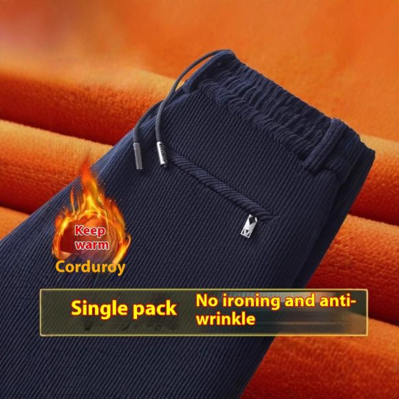 Korean Style Trendy All-matching Corduroy Pants - Image 7