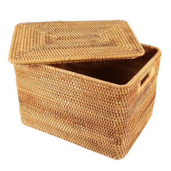 Vietnamese Rattan Storage Baskets Handmade - Image 4