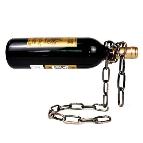Odd Suspension Iron Chain Wine Rack Metal Chain Bracket - Image 3