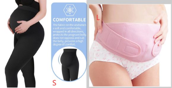 Maternity Leggings High Waist Pants Women Pregnancy Clothes - Image 7