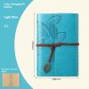 Creative Notebook Stationery One Leaf Zhiqiu Travel Diary Book Loose Leaf Vintage Leaves One Piece - Image 7