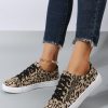 Leopard Print All-matching Four Seasons Lace Up Casual Sneaker - Image 4