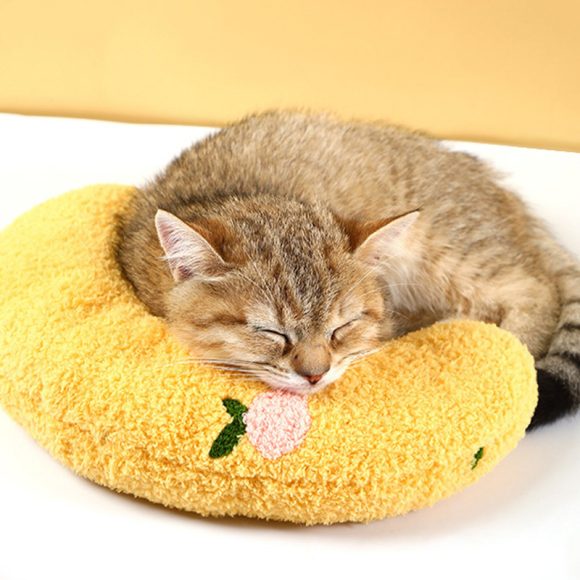 Dog Cat Sleeping Moon Pillow Small Dog Plush Pillow - Image 3