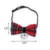 Christmas Triangle Pet Towel Santa Deer Print Dog Scarf Collar Premium Durable Fabric Holiday Decorative Bib For Pets - Image 4