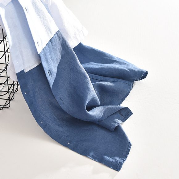 Men's Patchwork Linen Short Sleeve Shirt - Image 4