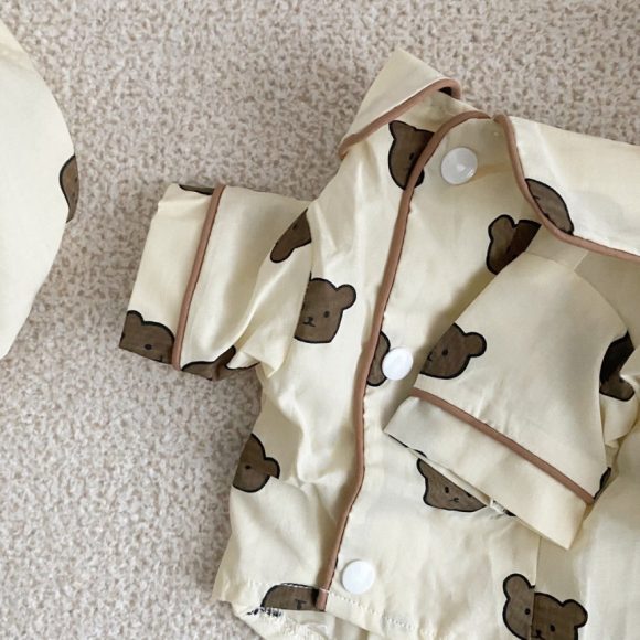 Pet Dogs And Cats Pajamas Shirt - Image 5
