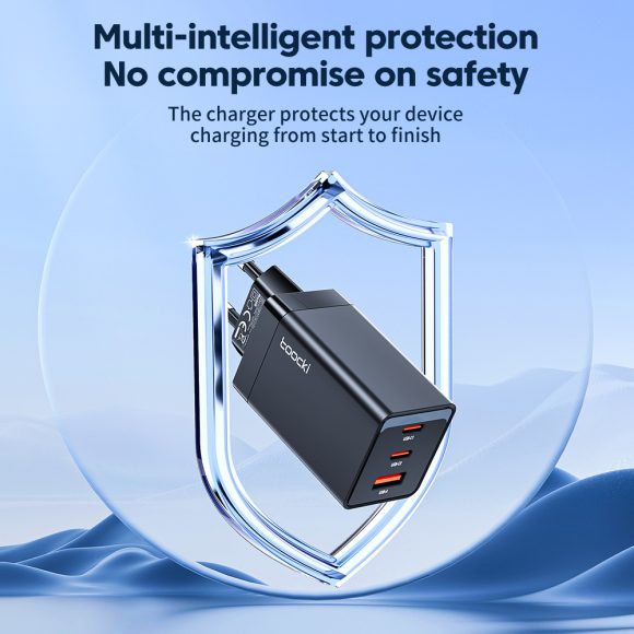 67W Pole Charger Gallium Nitride Three-port Fast Charging Charger - Image 6