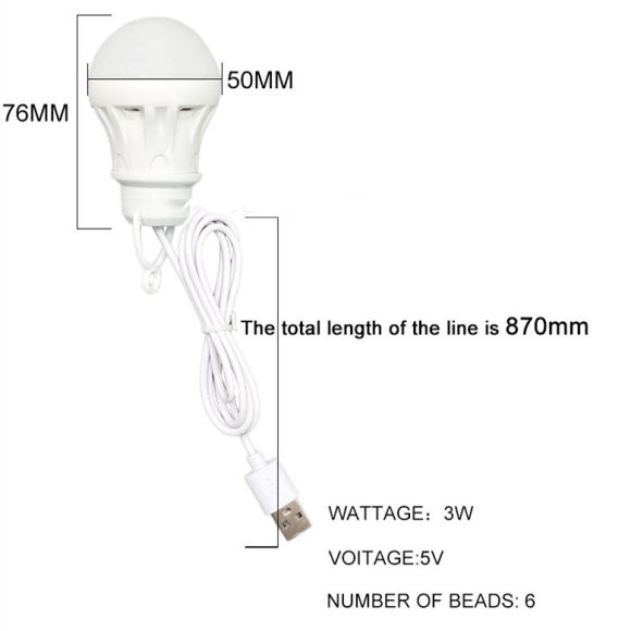 Low Voltage Led Globe USB Bulb 5V Available Outdoor Bulb - Image 8