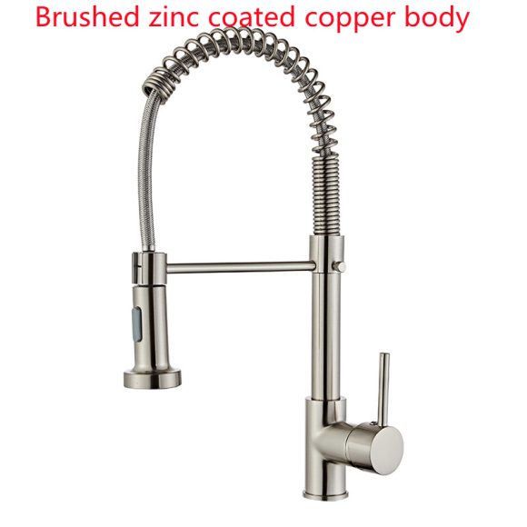 Matte Black Kitchen Faucet Deck Mounted Mixer Tap - Image 3