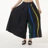 Plus Size Women's Color Striped Printed Pants