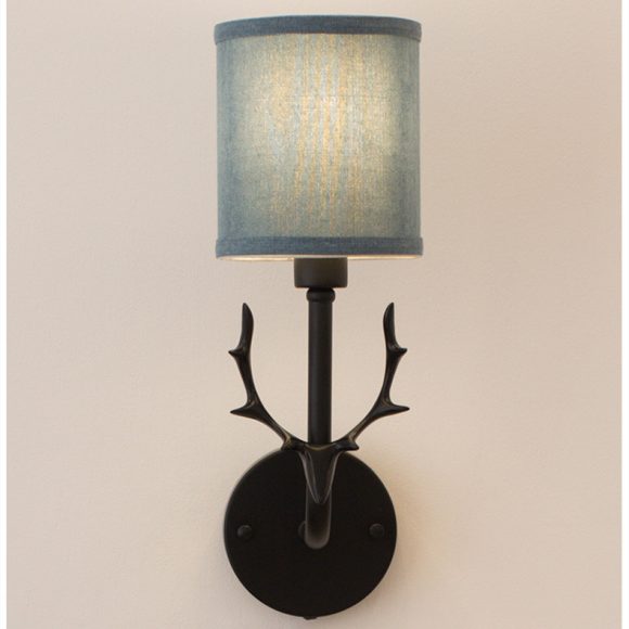 Modern Bedroom Bedside Aisle Wall Lamp Wrought Iron Antlers Living Room Hotel Lamps - Image 5