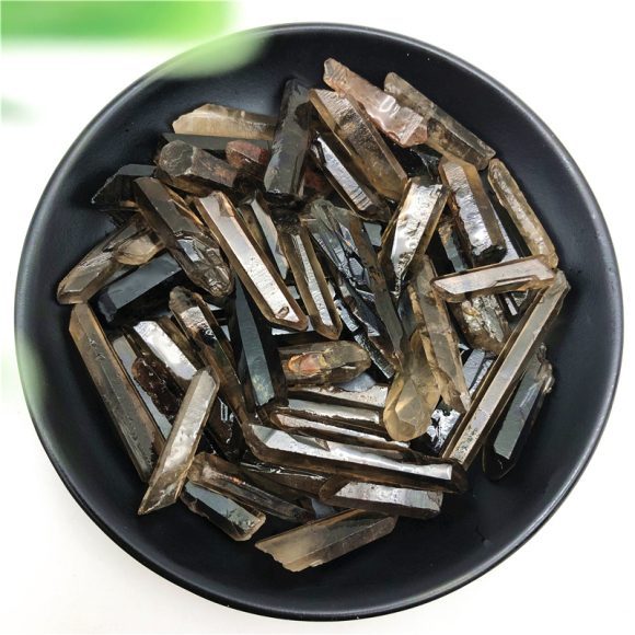 Citrine Single-pointed Crystal Hexagonal Prism Ornaments - Image 5
