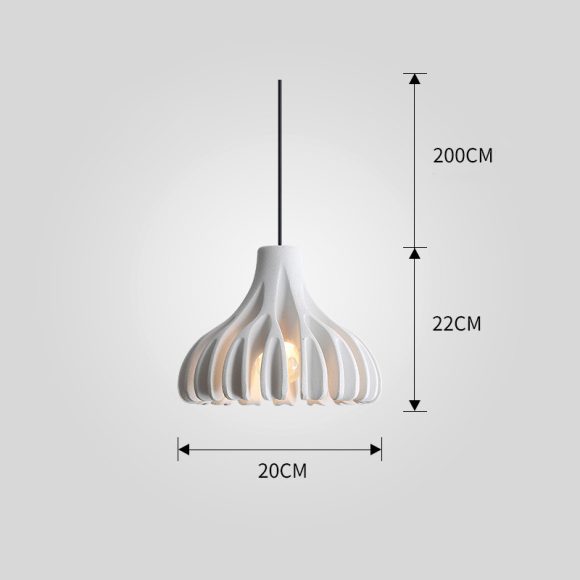 Nordic Dining Room Bedroom Bedside Creative Personality Resin Chandelier - Image 4