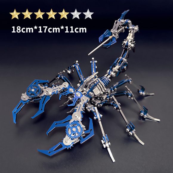 Steel Scorpion King Color 3D Puzzle Model Metal Toy - Image 6