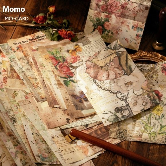 Material Paper Retro Artistic Background Notebook DIY Note - Image 4