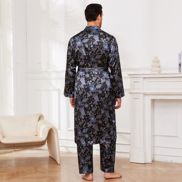 Men's Fall Thin Long Sleeve Pajamas - Image 8