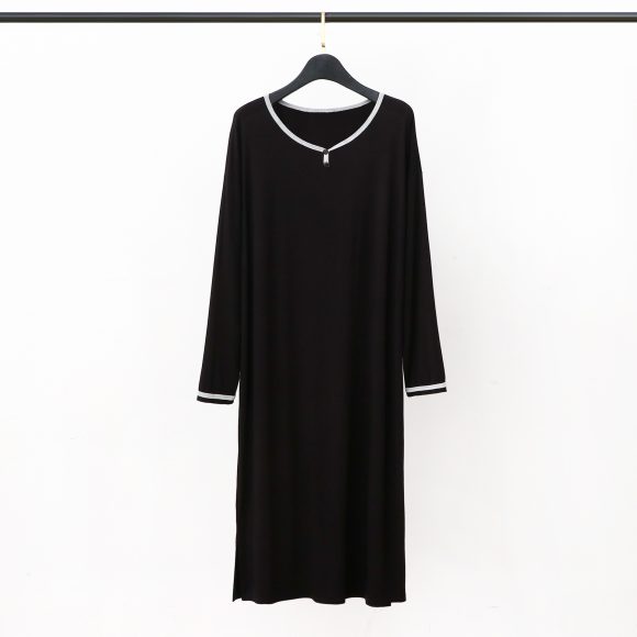 Long Below The Knee Soft Draping Bathrobe Men's Pajamas - Image 2