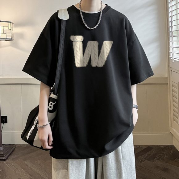 American Retro Cotton Heavy T-shirt Half Sleeve - Image 7