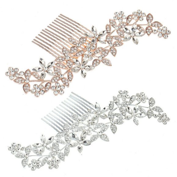 Bridal Jewelry Wedding Hair Clip With Drill - Image 6
