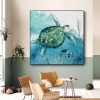 Turtle Canvas Painting Wall Art Poster - Image 10