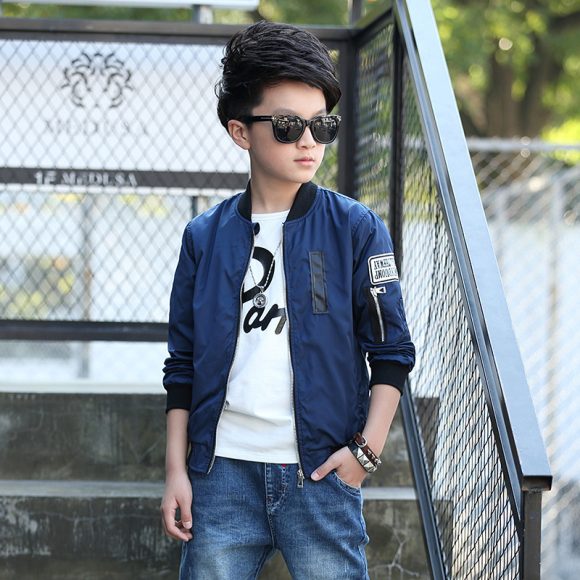 Boy's  Autumn Korean Version Medium And Big Children's Short Jacket - Image 2