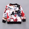 Boys Handsome Autumn And Winter Clothes Three-Piece Kid Clothes - Image 4