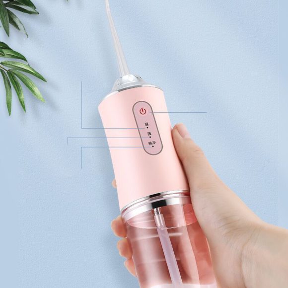 3 Modes Oral Irrigator USB Rechargeable Water Floss Portable Dental Water Flosser Jet 240ml Irrigator Dental Teeth Cleaner - Image 8