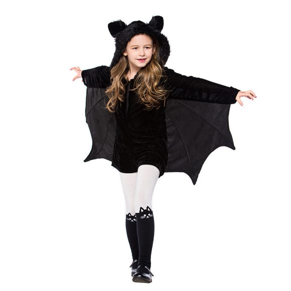 Halloween Children's Costume Black Bat Cosplay Costumes - Image 4