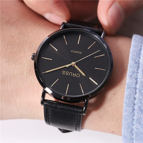 Men's Light Luxury Ultra-thin Belt Watch - Image 3